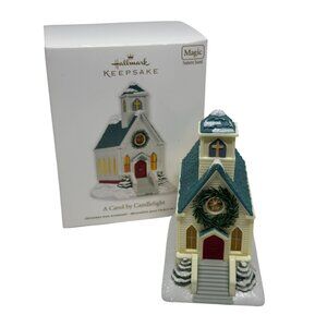 NWD Hallmark Keepsake 2012 A Carol By Candlelight Magic Sound Christmas Ornament